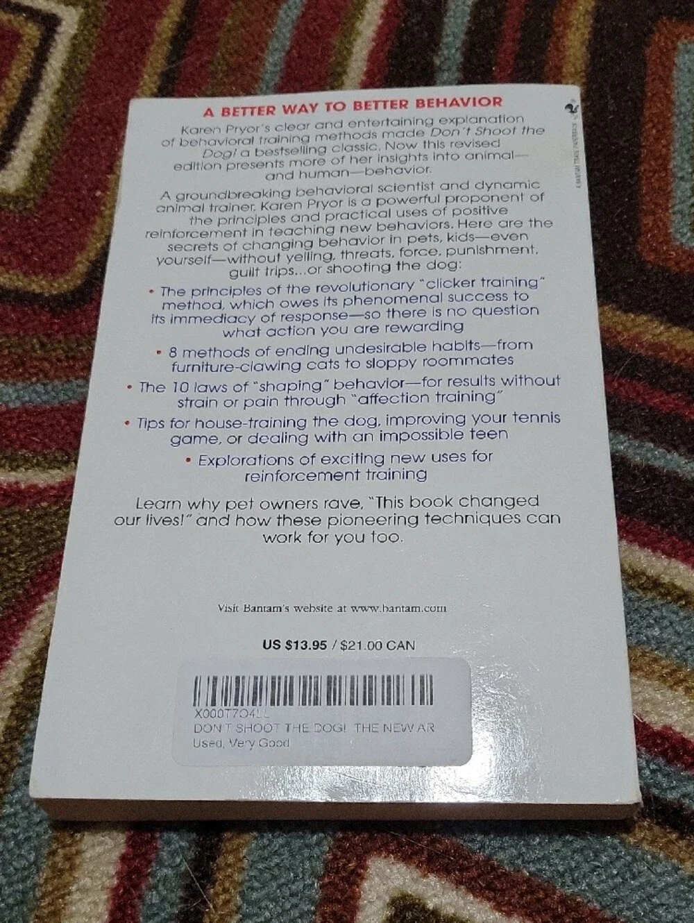 Don't Shoot the Dog! - Training Book